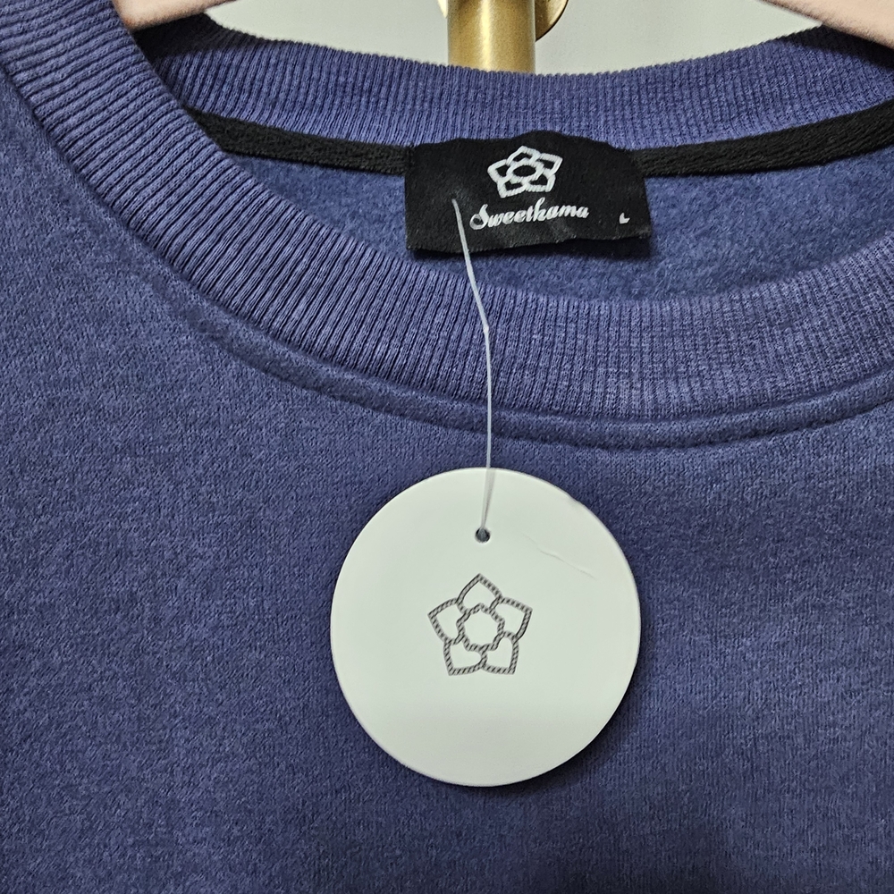 Classic Blue‎ Crewneck Sweater for Men - Picture 4 of 8